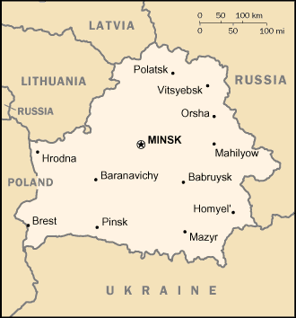 Administrative Map of Belarus